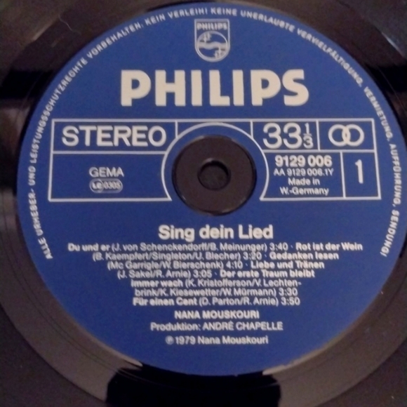 Nana Mouskouri Sing dein Lied - Picture 4 of 8